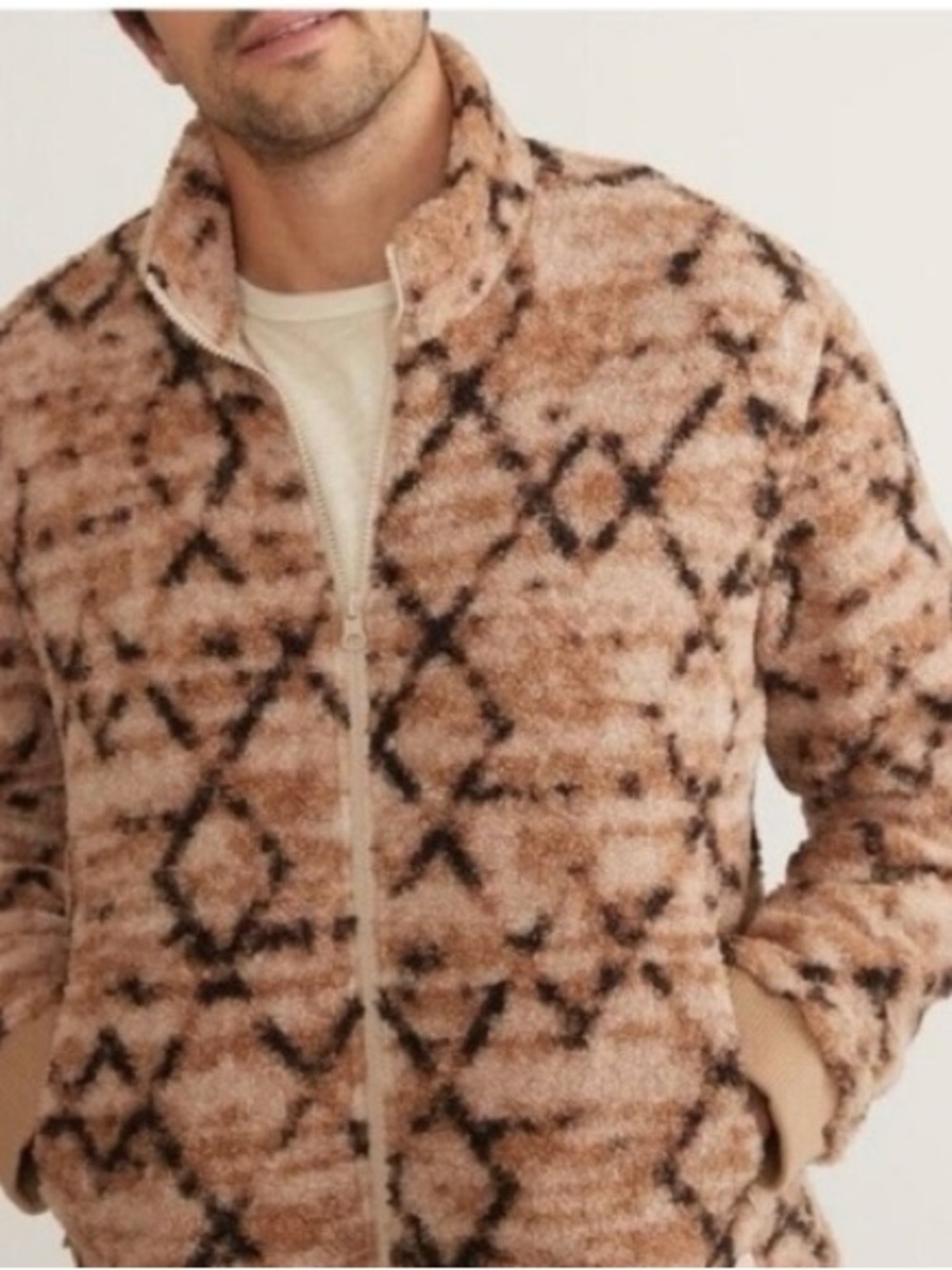 Marine Layer Mason Sherpa Full Zip Jacket